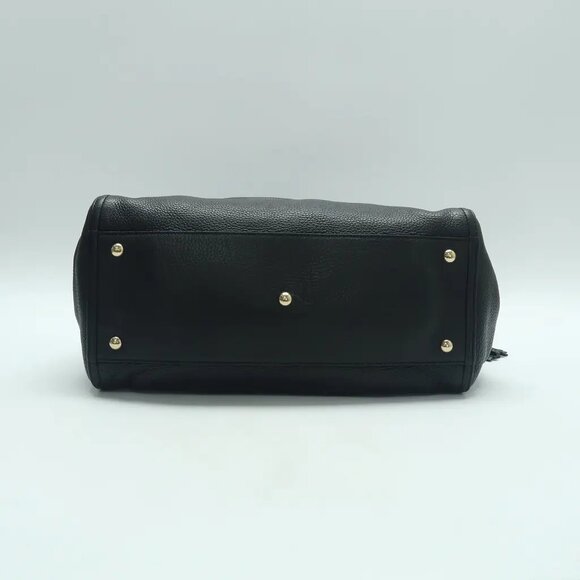 GUCCI Soho Black Leather Tote 818-041825 - Picture 5 of 12